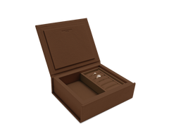 The Jewelbox: Leather - Cognac - Small