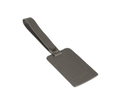 The Luggage Tag: Leather - Grey - One size