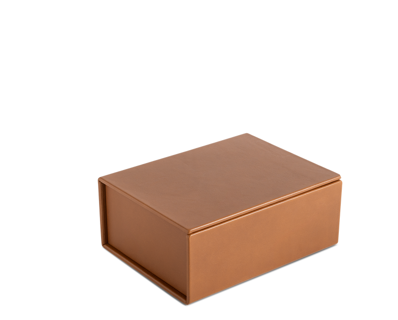 The Bookbox: Surplus leather - Cognac - Fusion