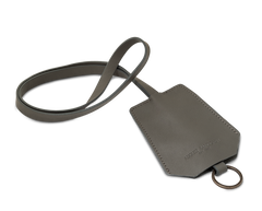 The Keyring: Surplus leather - Grey - Long strap