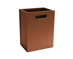 The Paper-bin: Leather - Cognac - One Size