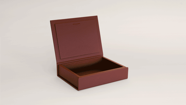 The Bookbox: Leather - Bespoke - Medium