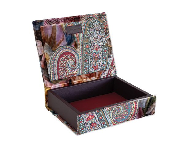 The Bookbox: Rohleder fabric, plum - Limited Edition - Medium