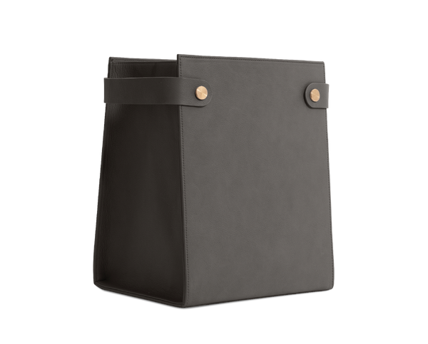 The Magazineholder: Leather - Grey - One Size