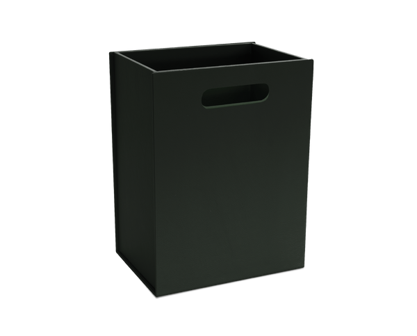 The Paper-bin: Leather - Forest - One Size