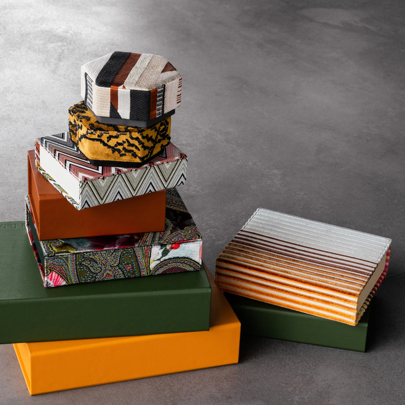 The Bookbox: Missoni fabric, Jarcanda - Limited Edition - Medium