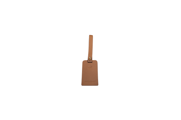 The Luggage Tag: Leather - Cognac - One size