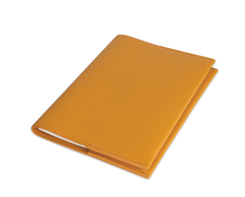 The Notebook: Leather - Saffron - A5