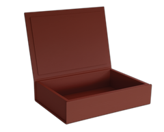 The Bookbox: Leather - Terracotta - Large