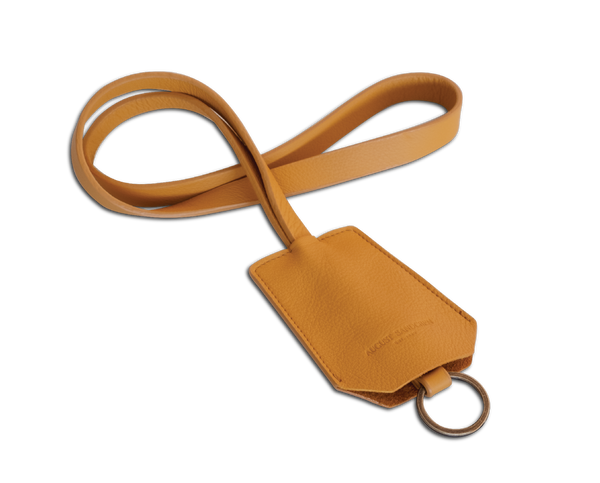 The Keyring: Leather - Saffron - Long strap