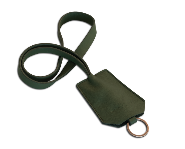 The Keyring: Leather - Cactus - Long strap