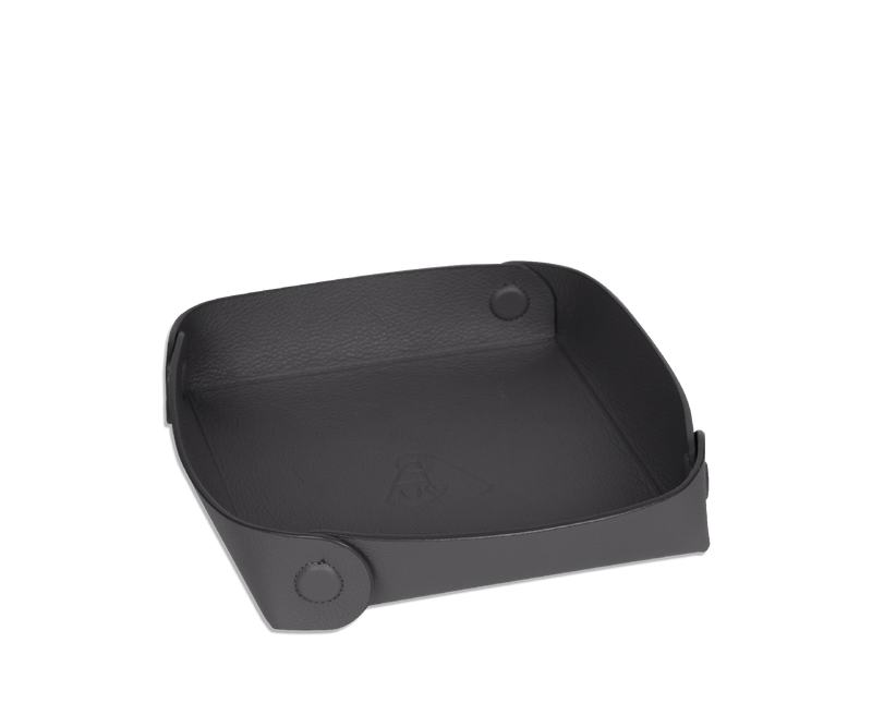 The Tray: Surplus leather - Grey - Small