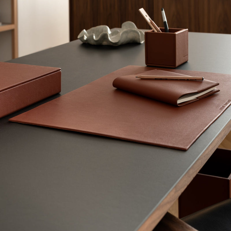 The Deskmat: Leather - Terracotta