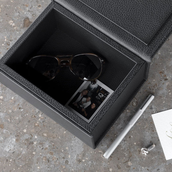The Bookbox: Surplus leather - Black - Fusion