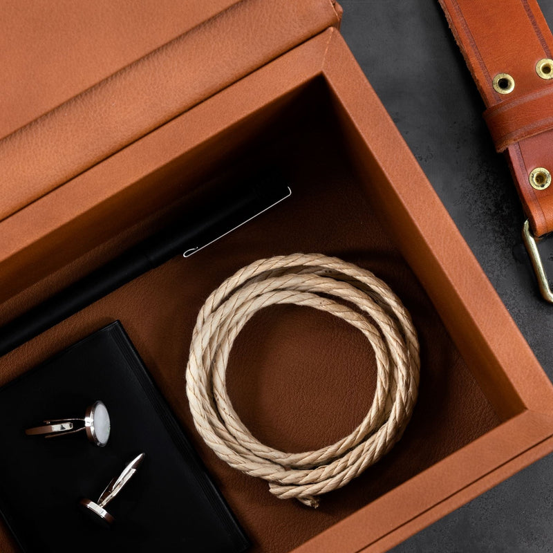 The Bookbox: Surplus leather - Cognac - Fusion