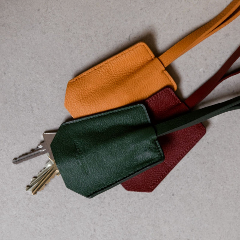The Keyring: Leather - Cactus - Long strap