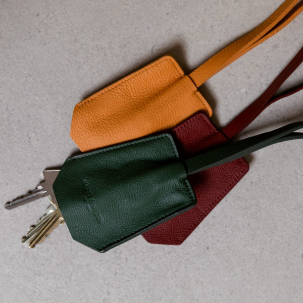 The Keyring: Leather - Terracotta - Long strap