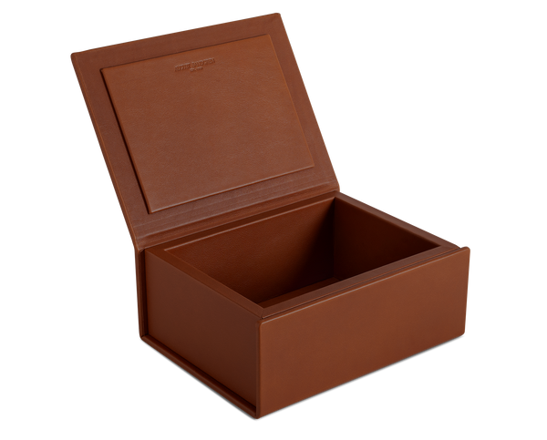 The Bookbox: Traceable leather - Cognac - Fusion