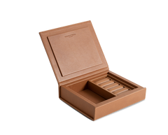 The Jewelbox: Surplus leather - Cognac - Small