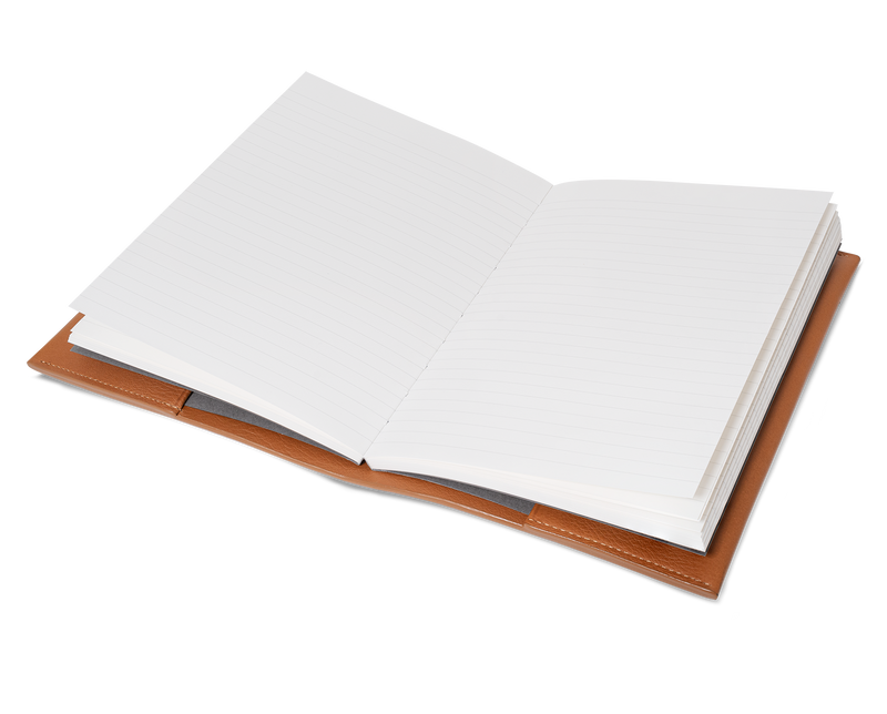 The Notebook: Surplus leather - Cognac - A5