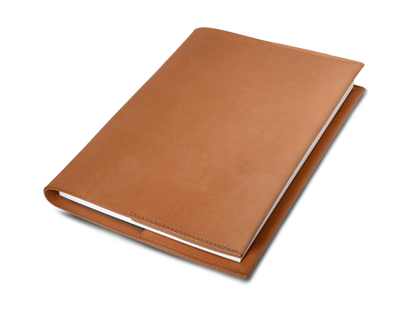 The Notebook: Surplus leather - Cognac - A5