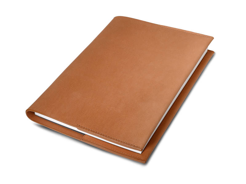 The Notebook: Surplus leather - Cognac - A5