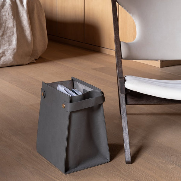 The Magazineholder: Surplus leather - Grey - One Size