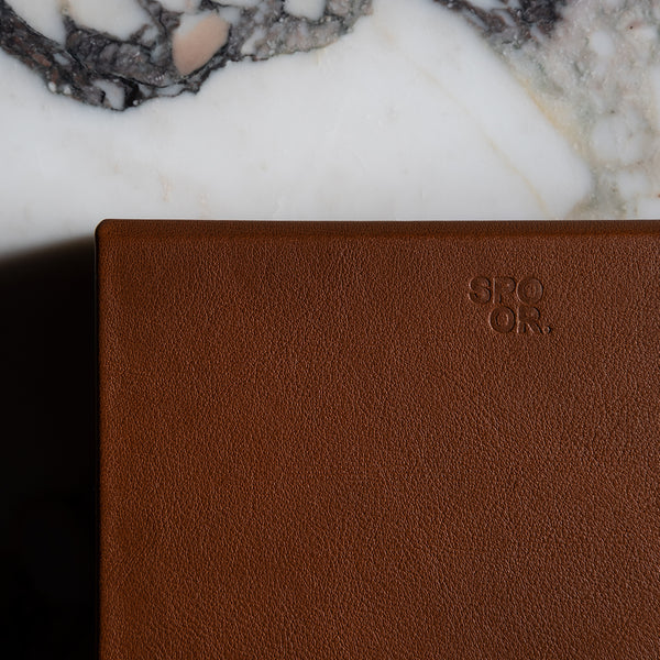 The Bookbox: Traceable leather - Cognac - Fusion