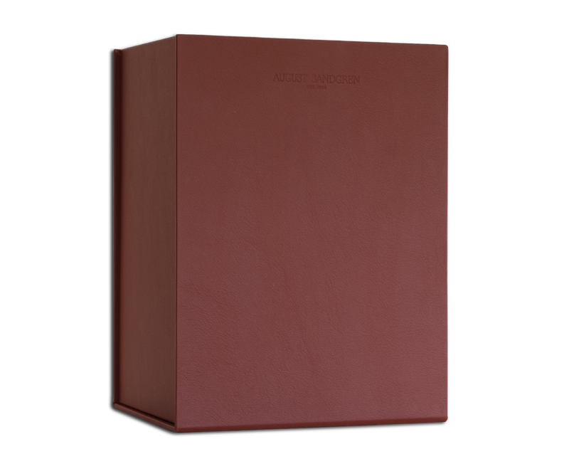 The Paper-bin: Leather - Terracotta - One Size