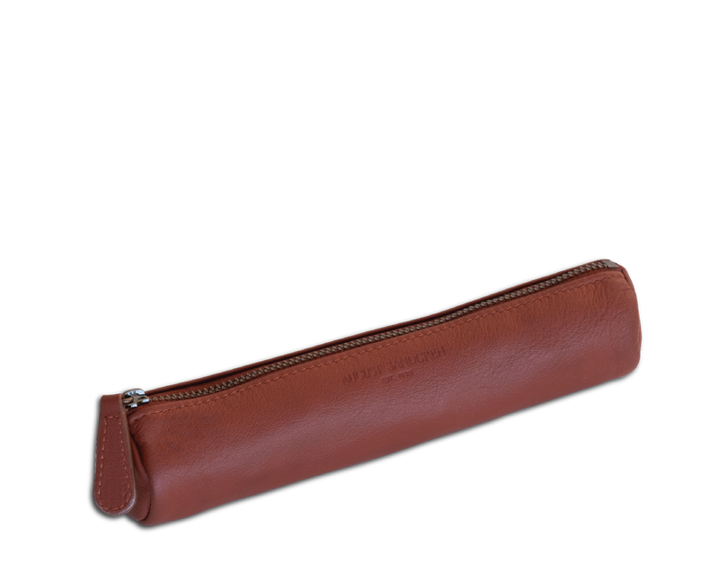 The Pencil case: Leather - Terracotta - One Size